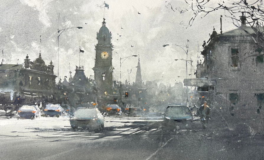 Aquarelle DANIEL SMITH Extra Fine™ - Nuances de gris par Joseph Zbukvic
